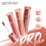 FOCALLURE Pro Stain Mirror Syrup Tint Dewy Lip Tint Gloss